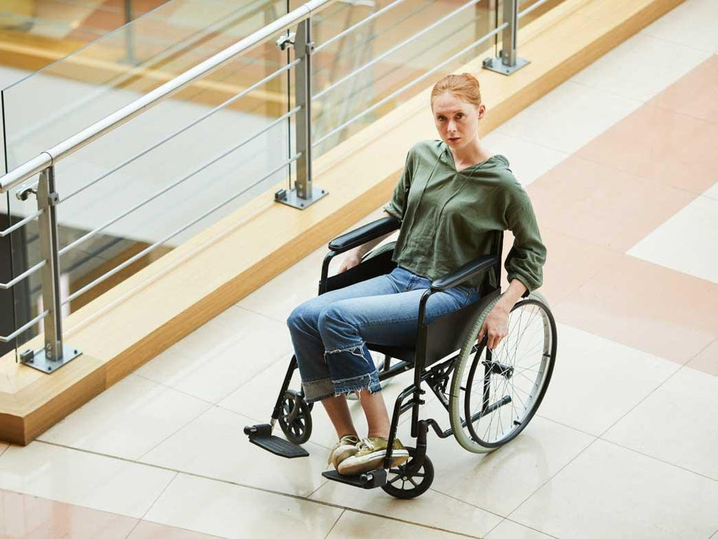 Staring at wheelchairs in the airport