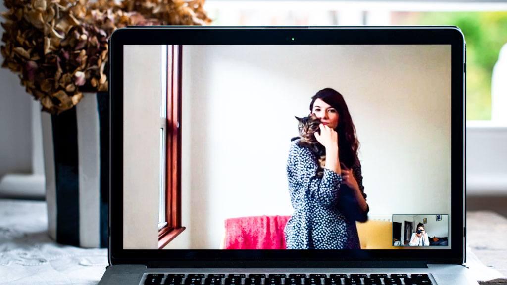 This photo is definitely not of a crazy cat lady.