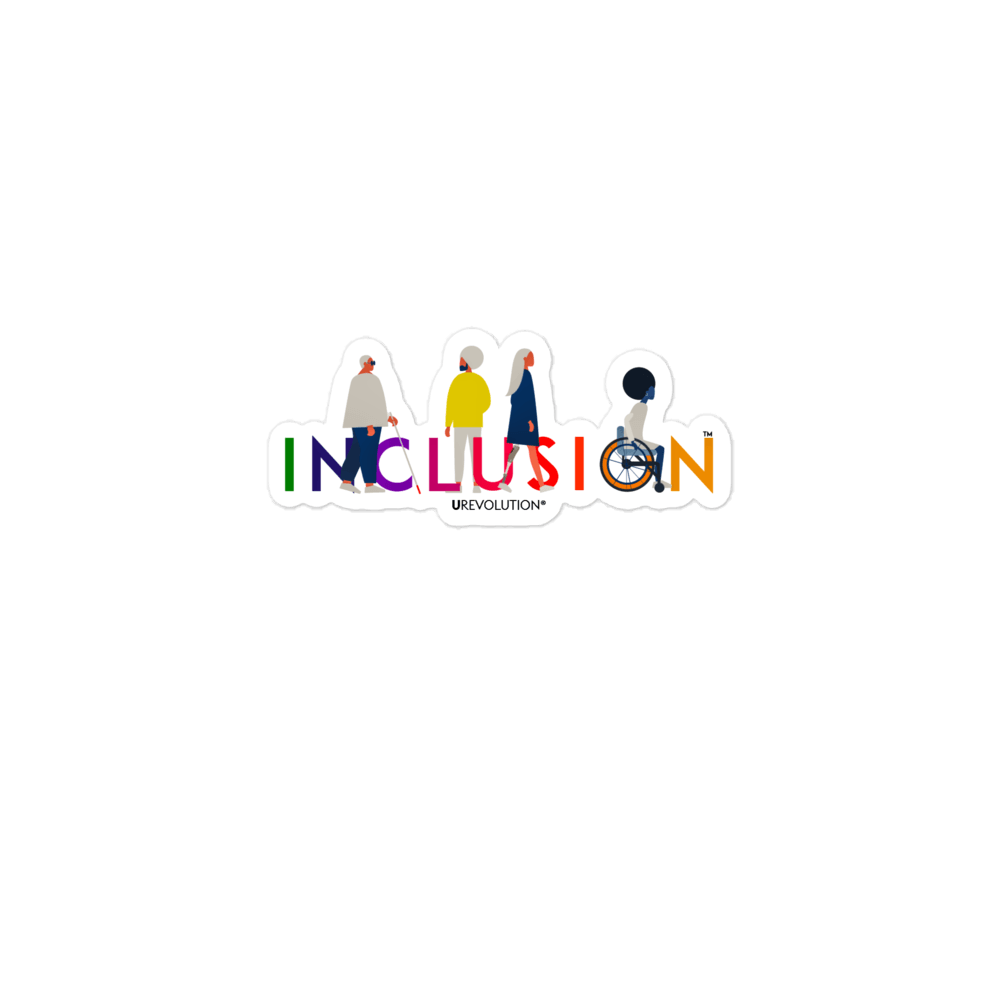 Inclusion Car Sticker Disability Inclusion Stickers – URevolution