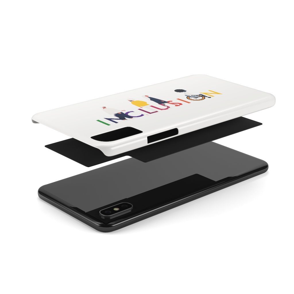 A side photo of URevolution's inclusion phone case.